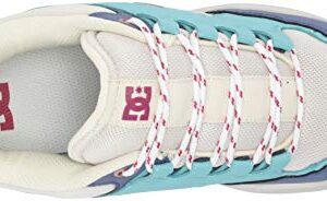 DC Women's DECEL Skate Shoe, Jade Cream 6 medium US