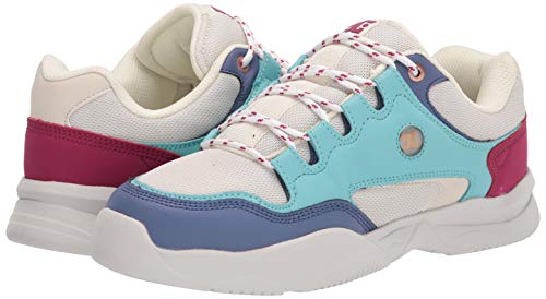 DC Women's DECEL Skate Shoe, Jade Cream 6 medium US