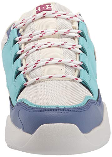 DC Women's DECEL Skate Shoe, Jade Cream 6 medium US