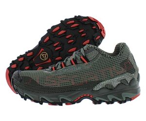 la sportiva womens wildcat trail running shoe, clay/hibiscus, 9/9