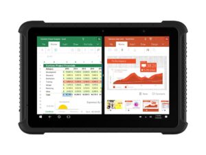 vanquisher 10-inch field tablet portable computer windows 10 pro for enterprise mobile work, 4g lte, gps, ruggedized for the field