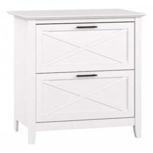 bush furniture key west lateral file cabinet, modern farmhouse 2 drawer file cabinet for home office