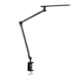 uplift desk e7 led desk lamp with clamp (black, clamp only)