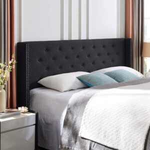 Christopher Knight Home Meroy Upholstered King Headboard, Black