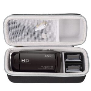 aproca hard travel storage carrying case, for sony - hdrcx405 / kimire/seree/canon vixia hf r800 r700 digital camera recorder