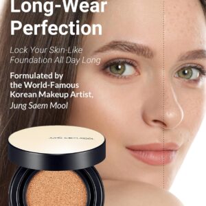 [JUNGSAEMMOOL OFFICIAL] Essential Skin Nuder Long Wear Cushion (Refill included) (Medium)