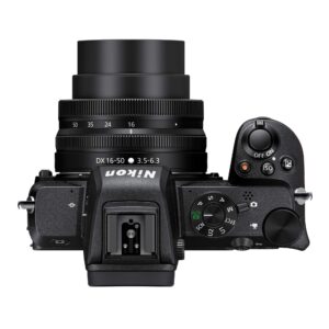 Nikon Z 50 DX-Format Mirrorless Camera with NIKKOR Z DX 16-50mm f/3.5-6.3 VR Lens Bundle with Mount Adapter and 64GB Extreme PRO 200MB/s SDXC UHS-I Memory Card (3 Items)