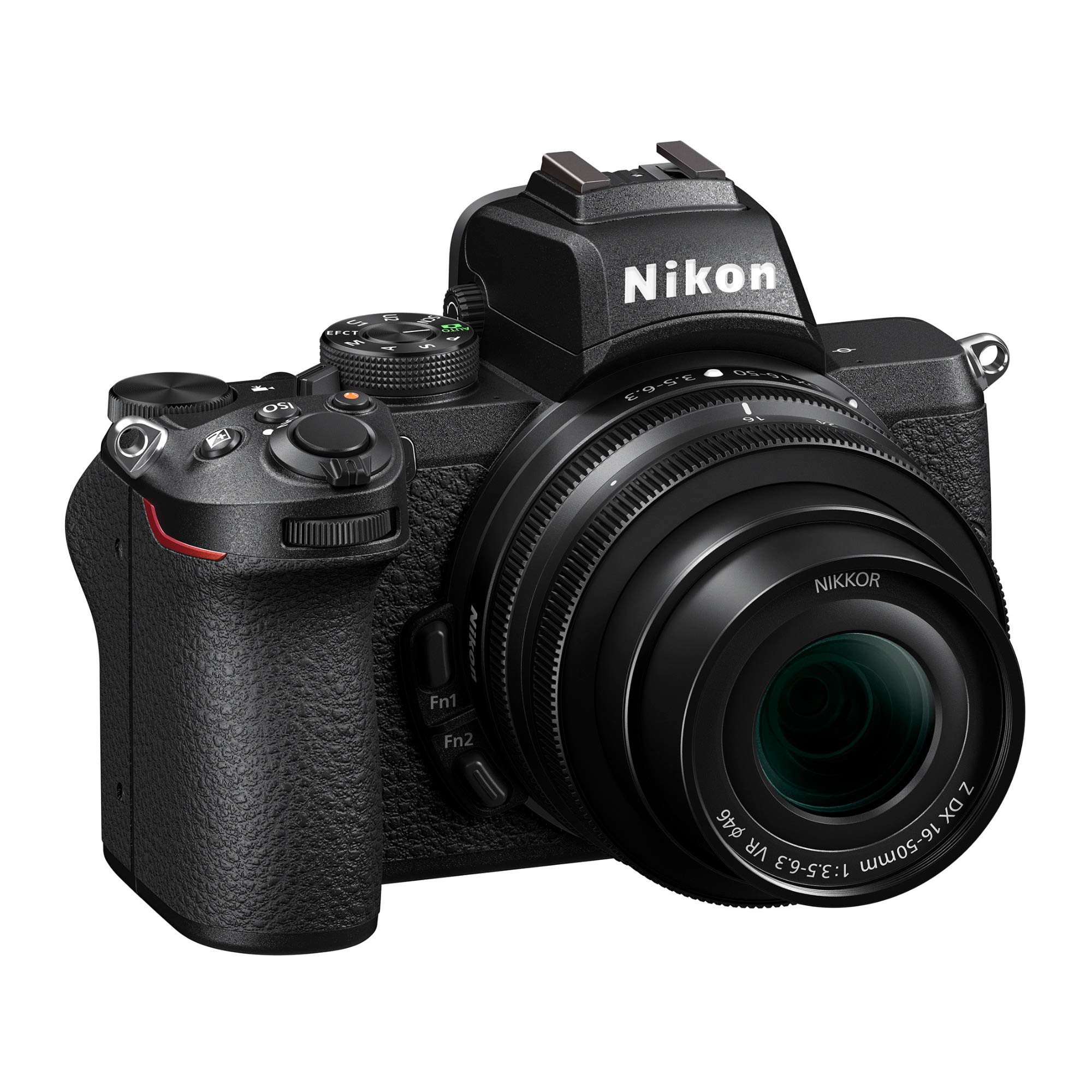 Nikon Z 50 DX-Format Mirrorless Camera with NIKKOR Z DX 16-50mm f/3.5-6.3 VR Lens Bundle with Mount Adapter and 64GB Extreme PRO 200MB/s SDXC UHS-I Memory Card (3 Items)