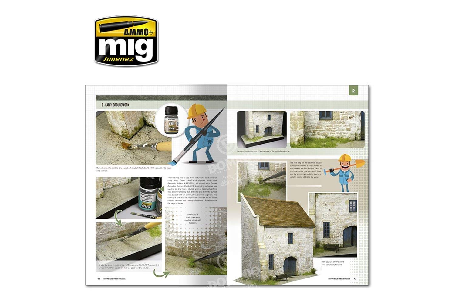 AMM6215 AMMO by Mig - Modelling School: How to Build Urban Dioramas