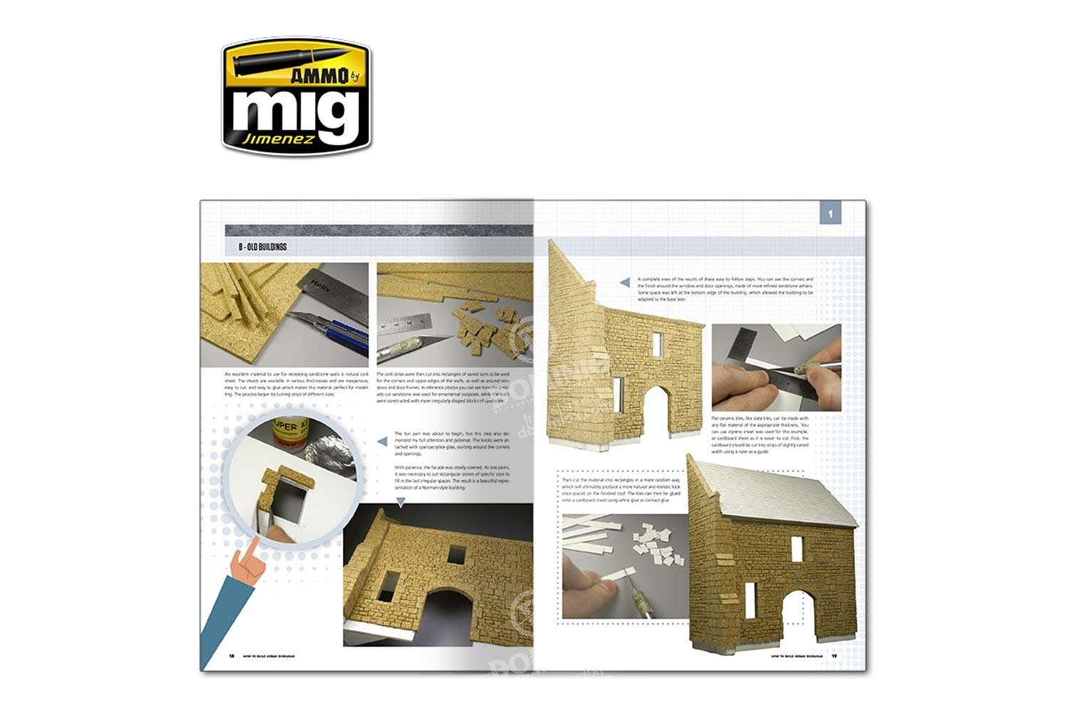 AMM6215 AMMO by Mig - Modelling School: How to Build Urban Dioramas