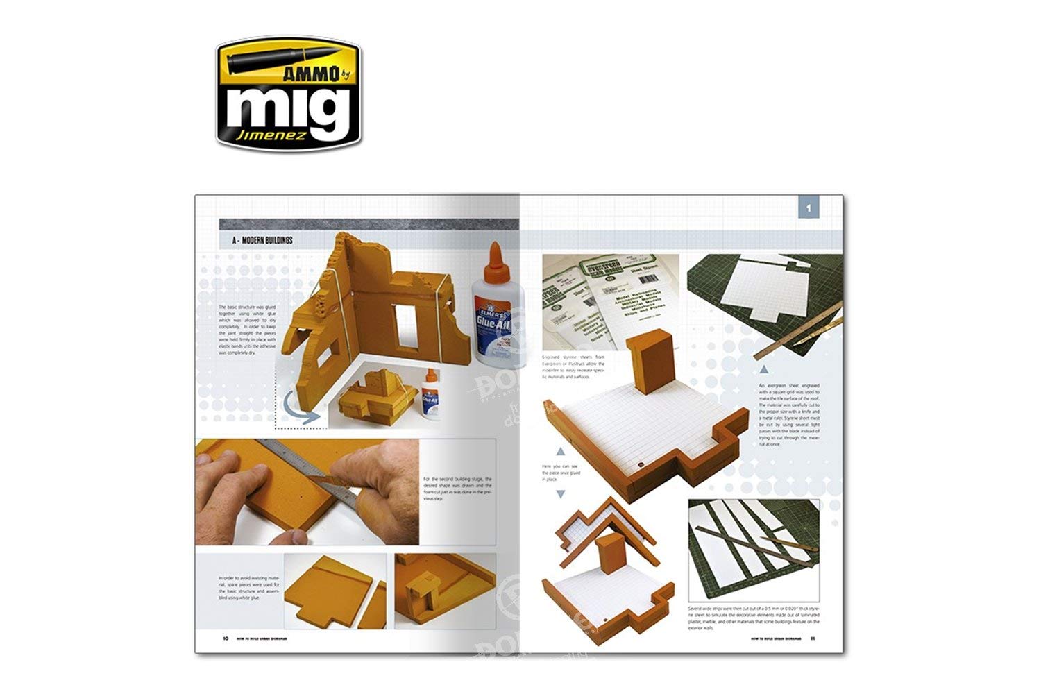 AMM6215 AMMO by Mig - Modelling School: How to Build Urban Dioramas