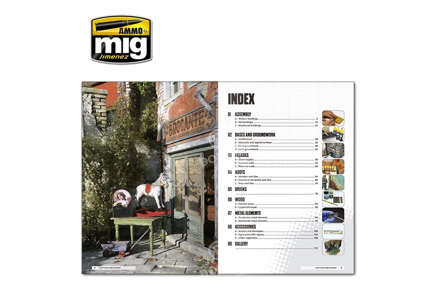 AMM6215 AMMO by Mig - Modelling School: How to Build Urban Dioramas