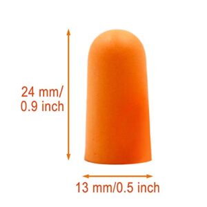 Quality Foam Earplugs 200 Pair - 32dB Noise Cancelling Soft High Decibel Ear Plugs for Noise Reduction Ear Protection Concerts Loud Music Shooting Guns Work Construction Safety Hearing Protection