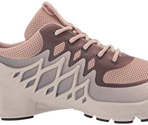 ECCO women's Biom Aex Trainer Sneaker, Rose Dust/Marine Textile, 10-10.5 US