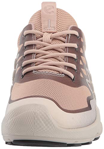 ECCO women's Biom Aex Trainer Sneaker, Rose Dust/Marine Textile, 10-10.5 US