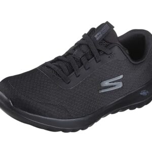 Skechers Women's Go Walk Joy-Ecstatic Sneaker, Black, 8