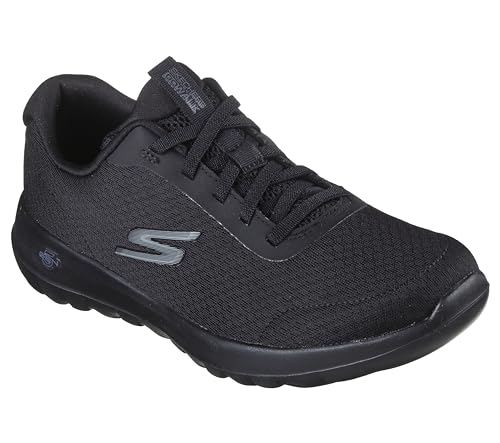 Skechers Women's Go Walk Joy-Ecstatic Sneaker, Black, 8