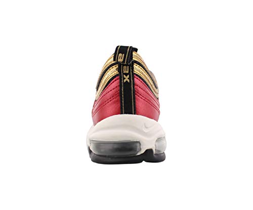 Nike womens Air Max 97 Trail Running Shoes, University Red/Metallic Gold, 6.5