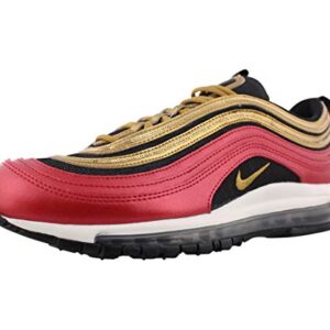 Nike womens Air Max 97 Trail Running Shoes, University Red/Metallic Gold, 6.5