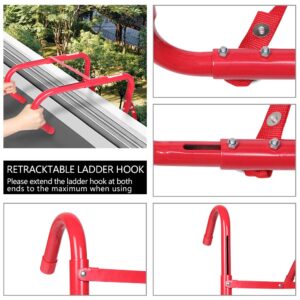 LUISLADDERS Fire Escape Ladder 3 Story with Anti-Skid Rungs Portable Emergency Escape Ladder, Easy to Deploy Store 25- Feet