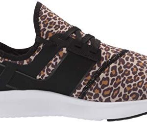 New Balance Women's Fuelcore Nergize Classic Sport V1 Sneaker, Leopard/Black, 5 Wide US