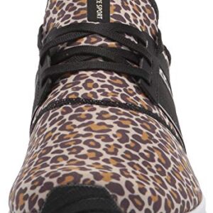 New Balance Women's Fuelcore Nergize Classic Sport V1 Sneaker, Leopard/Black, 5 Wide US