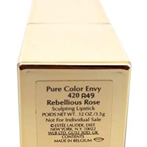 Estee Lauder Pure Color Envy/Hi-Lustre Light Sculpting Lipstick, 0.12 oz. / 3.5 g •• (Rebellious Rose 420) ••