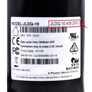 Okin JLDQ-10 Part Model JLDQ.10.435.250D Motor Actuator for Refined Power Recliner Replacement