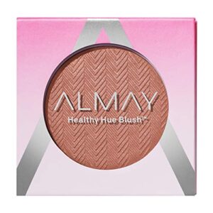 almay blush, face makeup, high pigment powder, healthy hue, hypoallergenic, 100 nearly nude, 0.32 oz