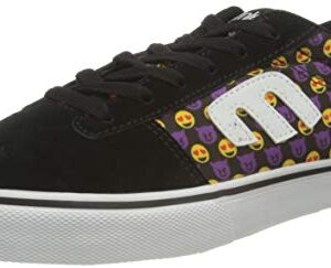 Etnies womens Calli-vulc Women's Skate Shoe, Black/Yellow, 7.5 US