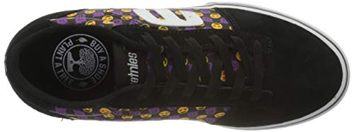 Etnies womens Calli-vulc Women's Skate Shoe, Black/Yellow, 7.5 US