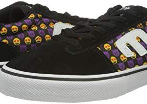 Etnies womens Calli-vulc Women's Skate Shoe, Black/Yellow, 7.5 US