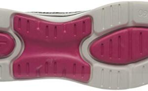 Skechers Women's GO Walk Arch FIT-Glee Sneaker, Black/Hot Pink, 9.5