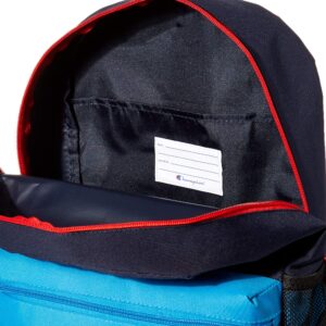 Champion unisex child Backpack, Navy/Turquoise, Youth Size US
