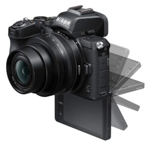 Nikon Z 50 DX-Format Mirrorless Camera with 16-50mm f/3.5-6.3 VR Lens, Bundle with FTZ II Mount Adapter and Accessories