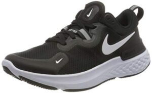 nike women's running shoe, black white dark grey anthracite, 6.5