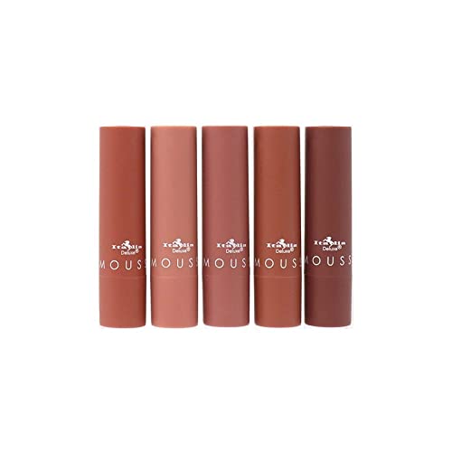 Italia Deluxe Top Five Mousse Matte Lipstick Set Send Nudes