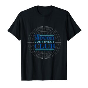 Seven Continent Club Blue T-Shirt