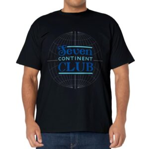 Seven Continent Club Blue T-Shirt