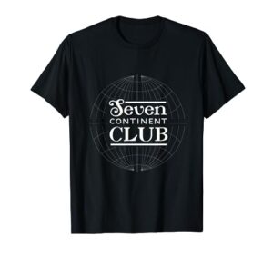 seven continent club t-shirt