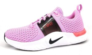nike women's training gymnastics shoe, beyond pink black fl, 6.5