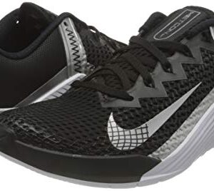 Nike Metcon 6 Black/Silver Women's Size 5 AT3160 010