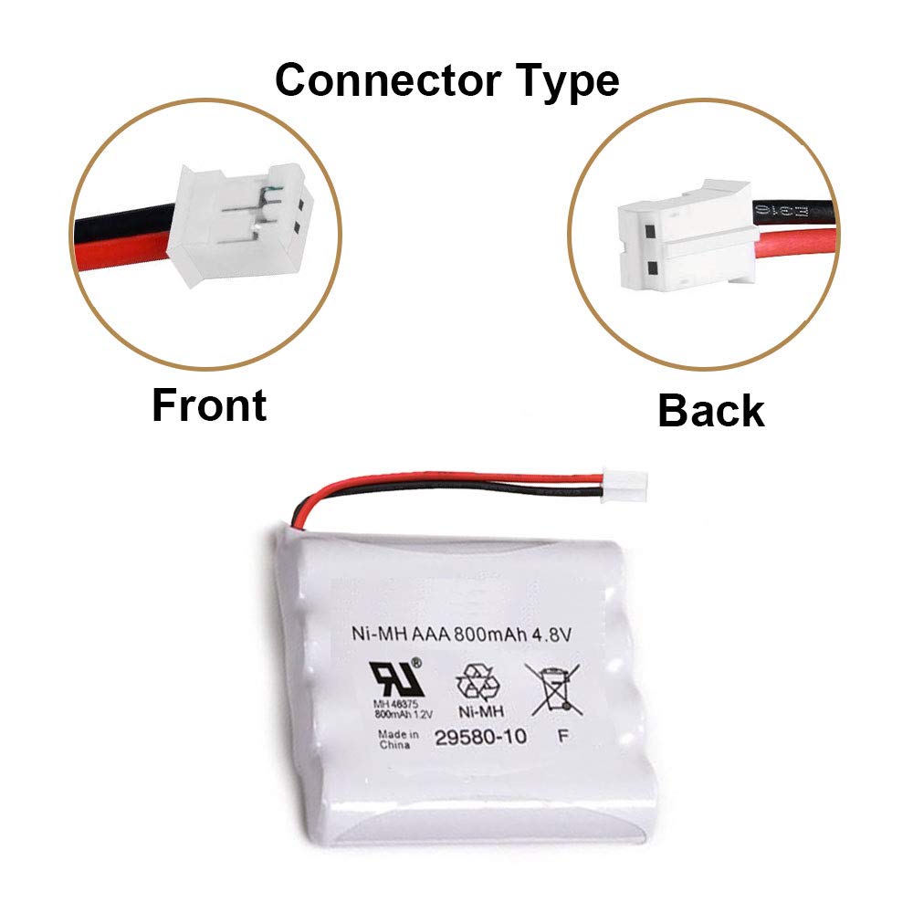 Highdas for Summer Infant Baby Monitor Replacement Battery for Summer Infant Wide View 29580-10 29270-10 29580 29590 29610 29620 29630 29710 29740 29790 29940 36014 36034 4.8V 800mAh