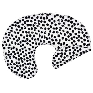 FENICAL Multifunctional Nursing Pillow Covers Slipcover U Maternity Breastfeeding Newborn Cushion Covers Infant Feeding Cushion Covers - Black Dots