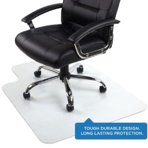 Mount-It! Office Chair Mat for Hardwood Floor, Clear Computer Chair Floor Protector, Use in Home or Office on Wood, Tile, Linoleum, Vinyl, or Carpet, 47" x 35.5" (MI-7818A)