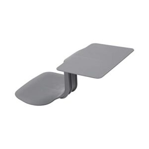 ECR4Kids The Surf Portable Lap Desk, Flexible Seating, Grey