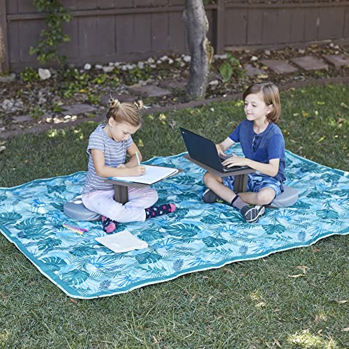 ECR4Kids The Surf Portable Lap Desk, Flexible Seating, Grey