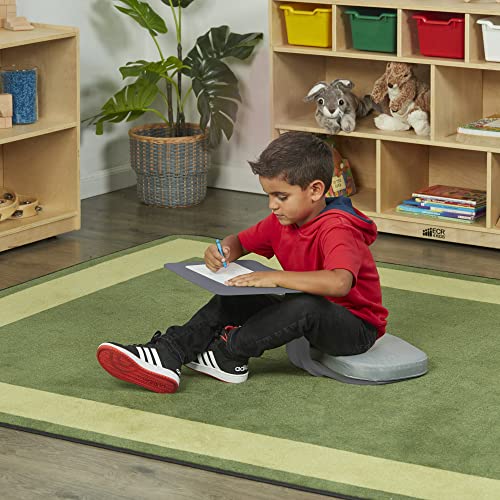 ECR4Kids The Surf Portable Lap Desk, Flexible Seating, Grey