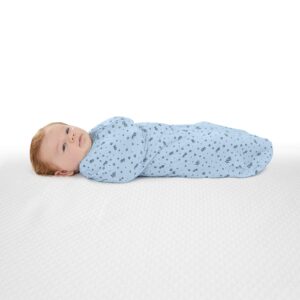 SwaddleMe by Ingenuity Pod - 2-Pack, Size Large, For Ages 3-6 Months, 14-18 pounds, Up to 30 Inches Long, No-Wrap Zip-Up Baby Swaddle