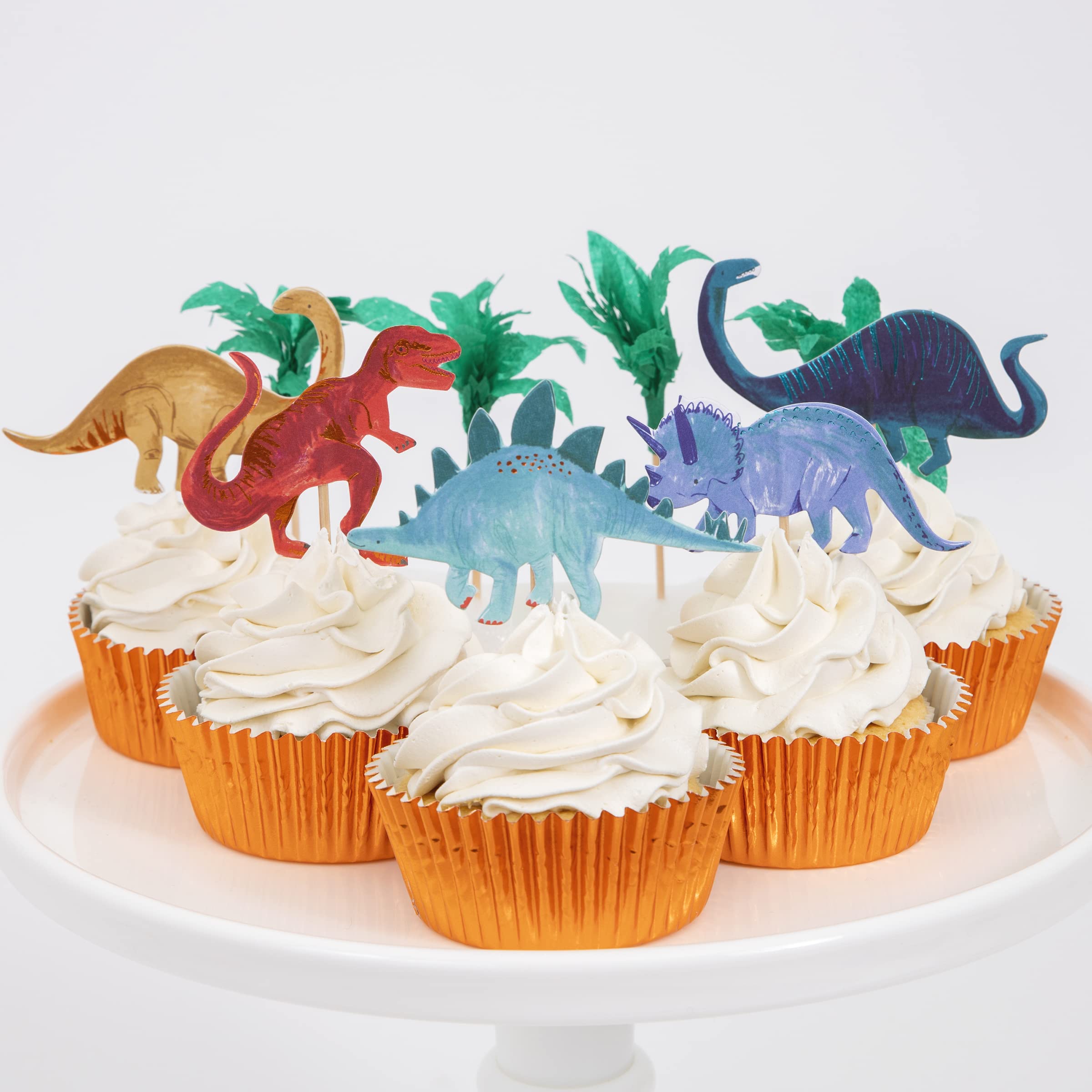Meri Meri Dinosaur Kingdom Cupcake Kit (Pack of 24)